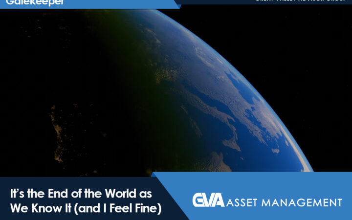 Earth from space with a blue banner at the bottom displaying the article title and the GVA Asset Management logo.